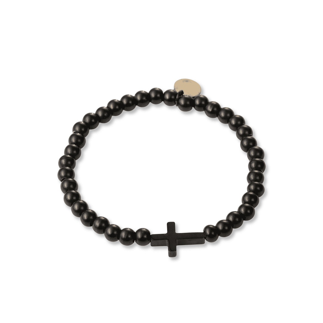 Cross Bracelet - Space black
