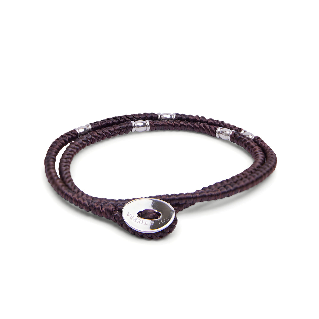 S&T wrapped bracelet - Brown