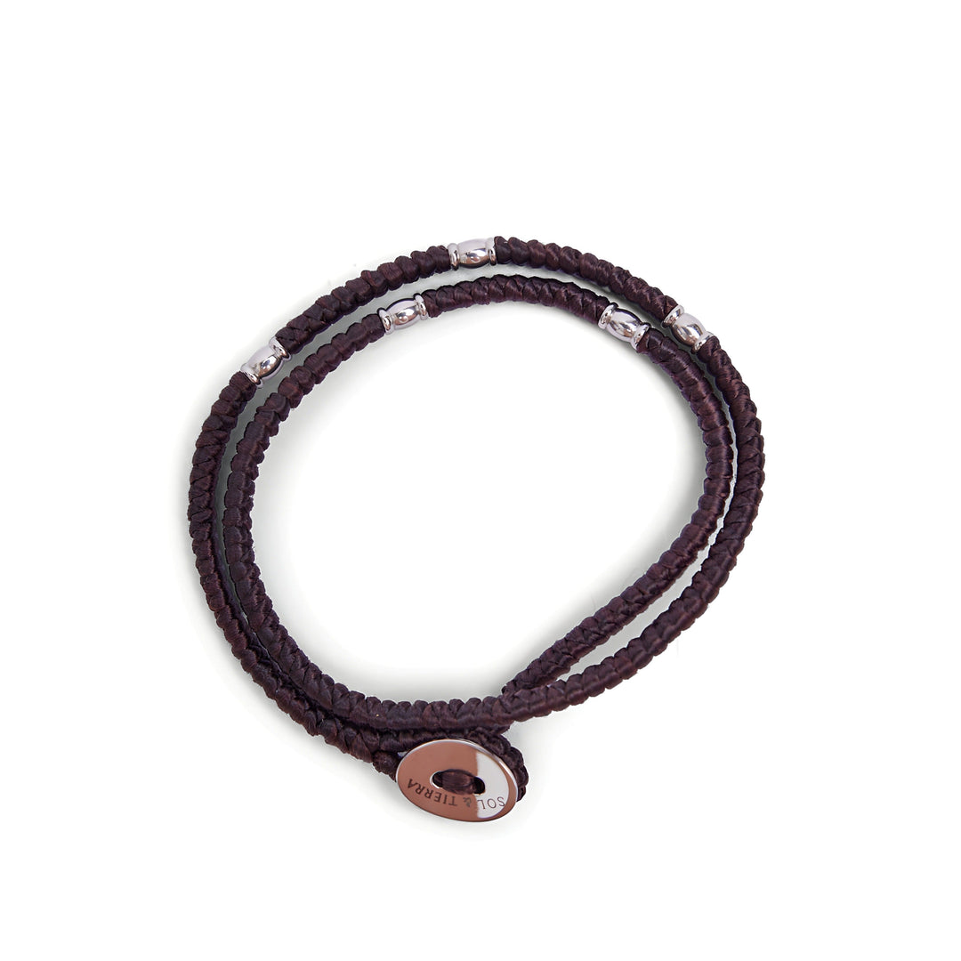 S&T wrapped bracelet - Brown