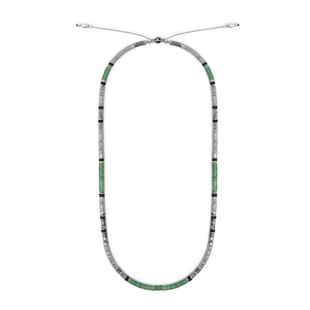 Vigore Necklace | Green Jade | - Sol and Tierra