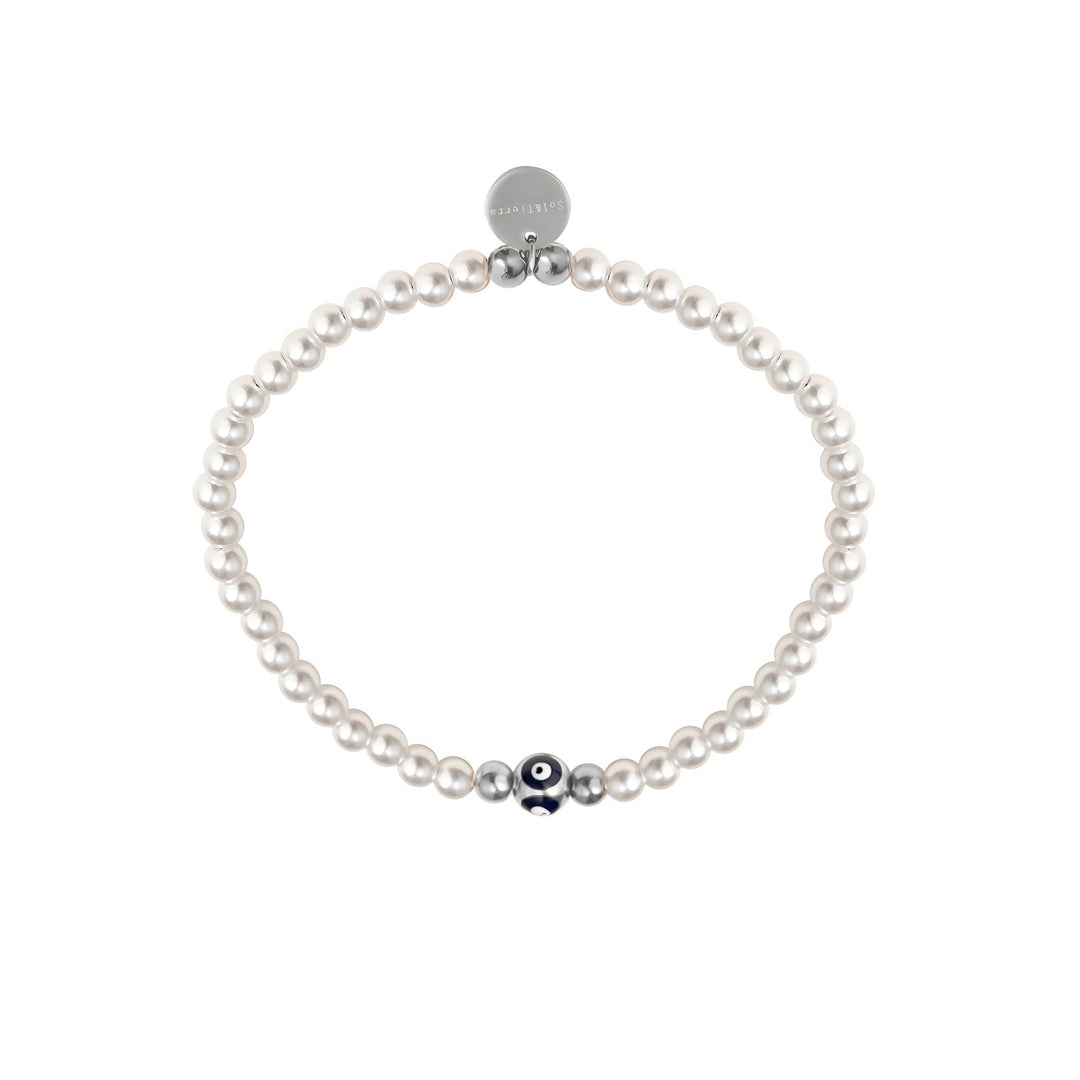 Pearls eye bracelet
