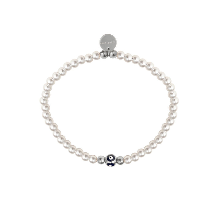 Pearls eye bracelet