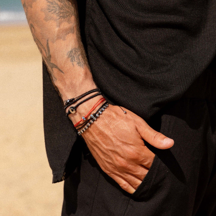 Knot cord bracelet - Black