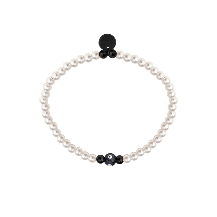 Pearls eye bracelet