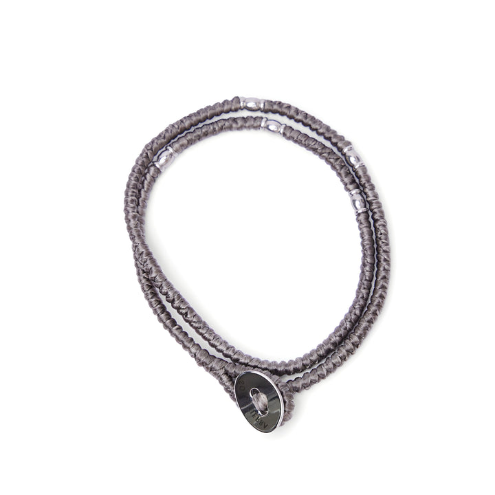 S&T wrapped bracelet - Grey