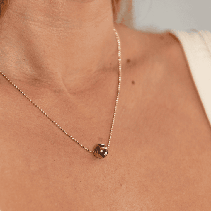 Evil Eye Necklace - Rose gold