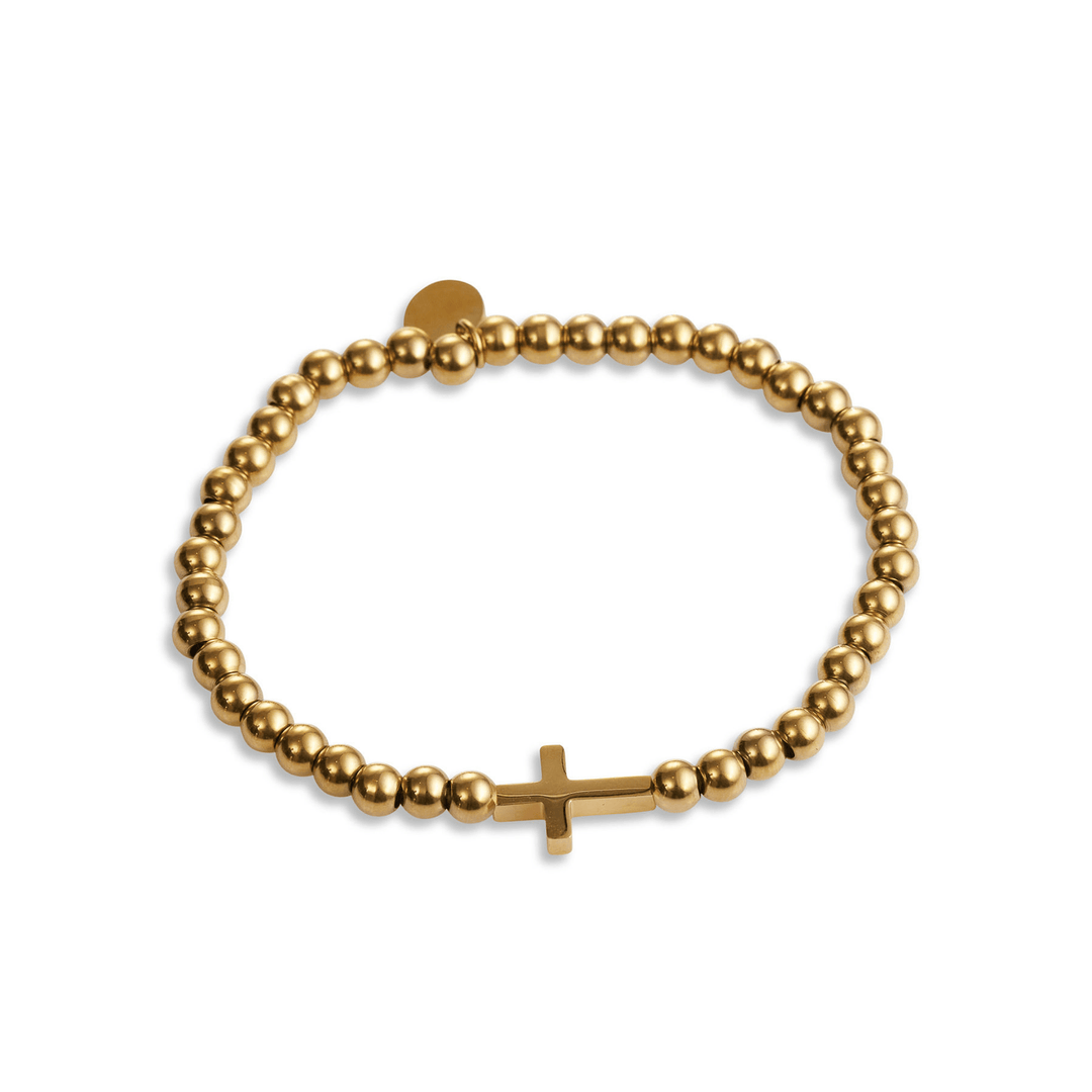 Cross Bracelet - Gold